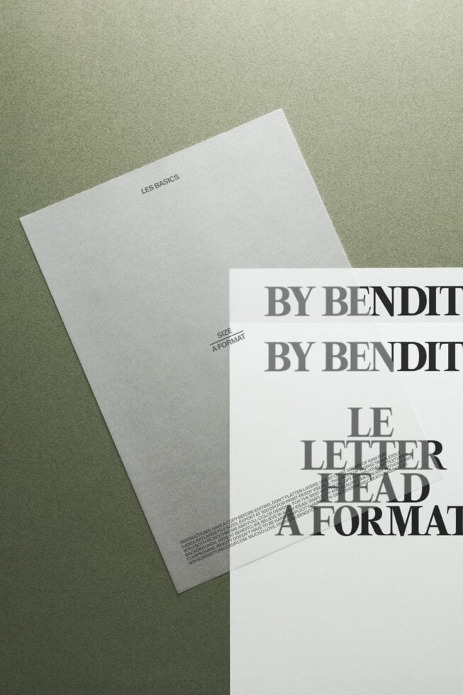 Le Letterhead LB26W19 Mockup preview 4