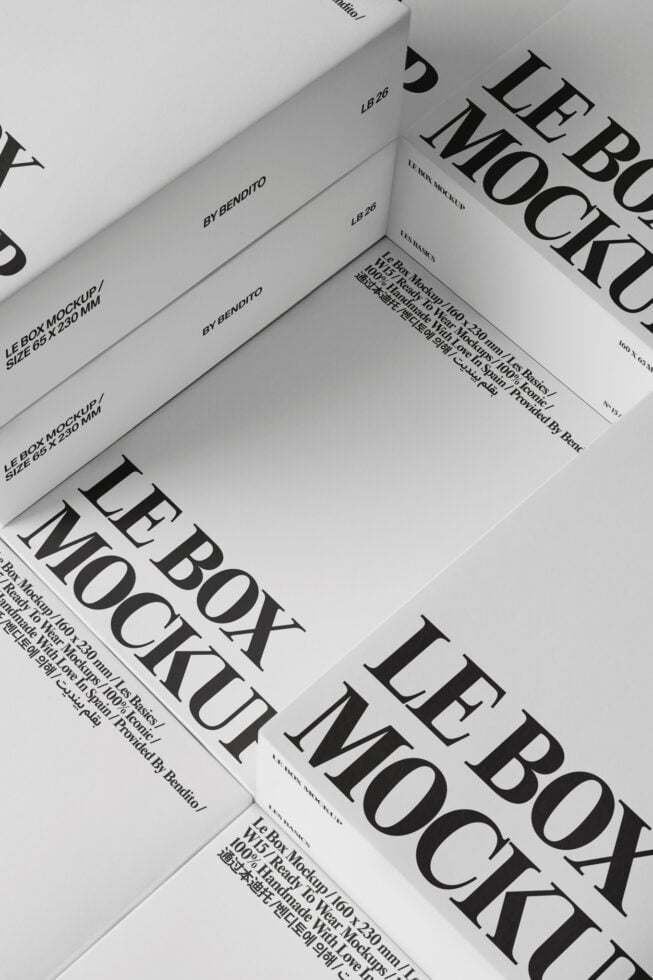 Le Box LB26W15 Mockup