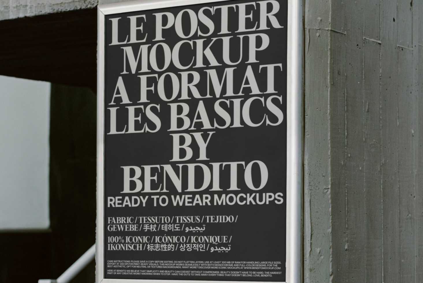 Le Poster LB25W12 Mockup preview 2