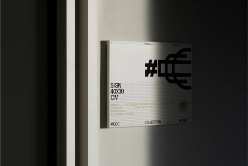 Sign #CCC02 Mockup