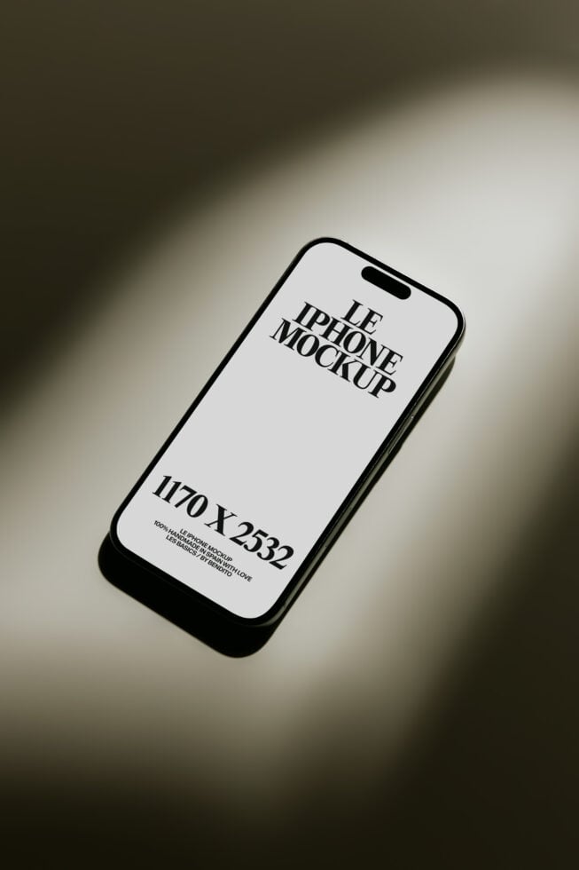 Le iPhone LB26W25 Mockup