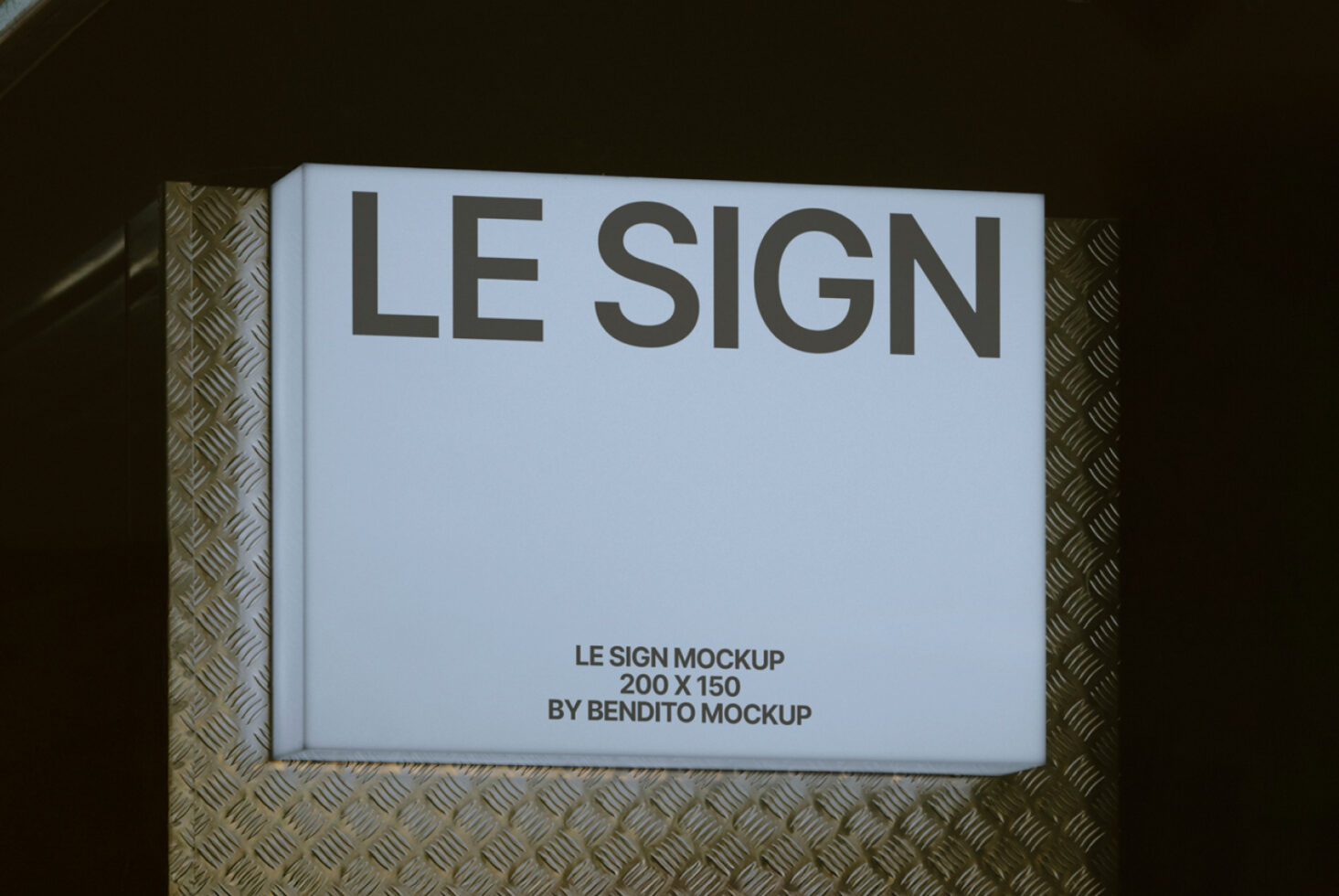 Le Sign LB25W2002 Mockup preview 2