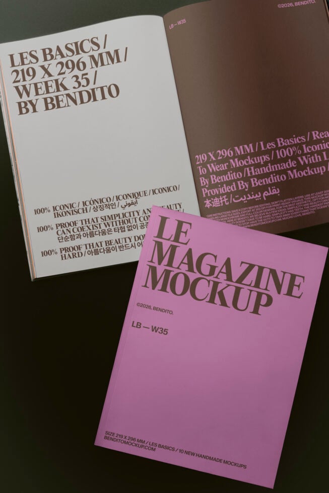 Le Magazine LB26W35 Mockup preview 4