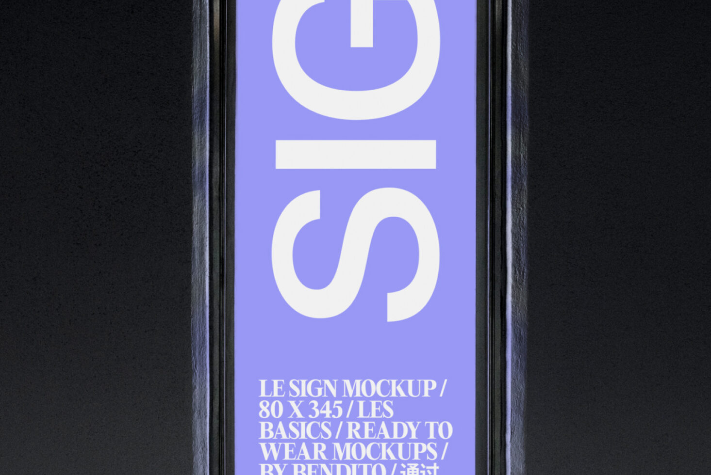 Le Sign LB26W10 Mockup preview 2