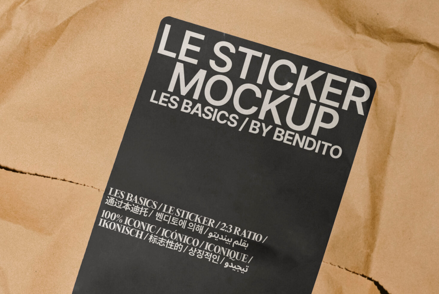 Le Sticker LB25W22 Mockup preview 2