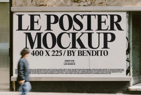 Le Poster LB25W1801 Mockup