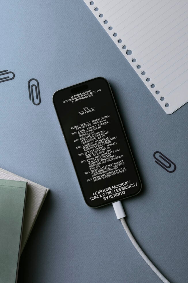 Le iPhone LB25W37 Mockup preview 4