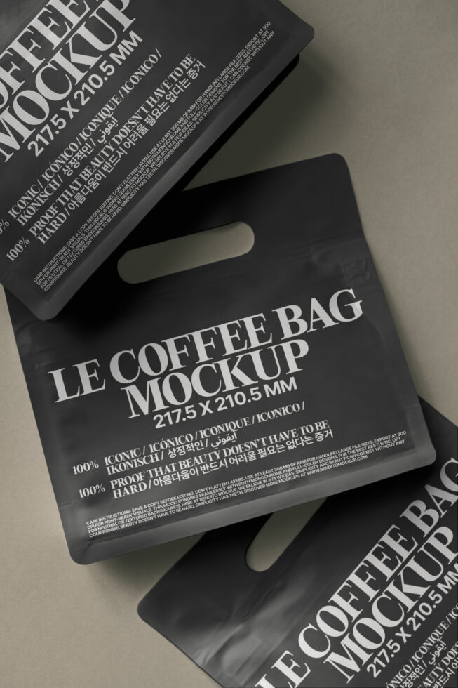 Le Coffee Bag LB25W1003 Mockup preview 4