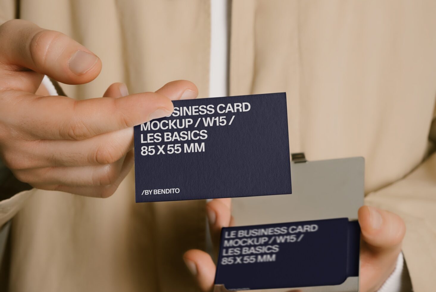 Le Business Card LB26W15 Mockup preview 2