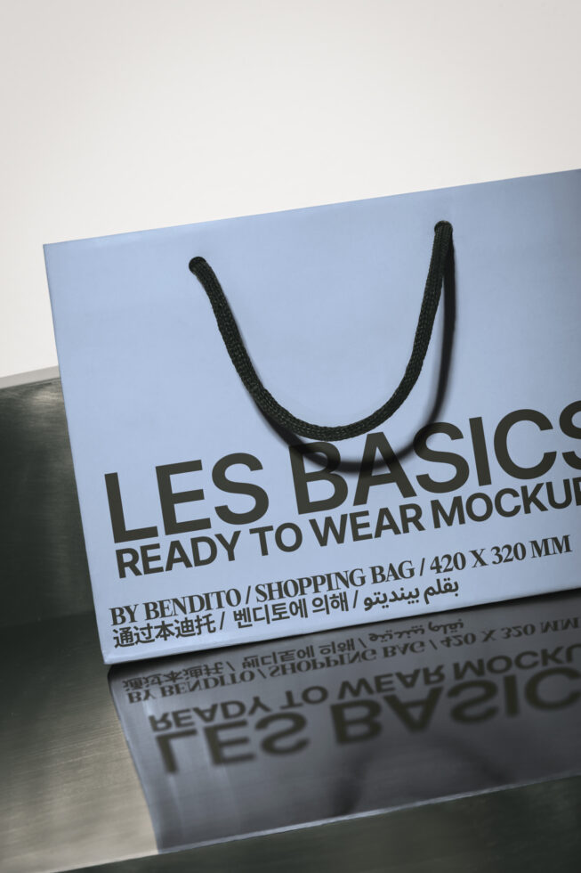 Le Shopping Bag LB25W24 Mockup preview 4