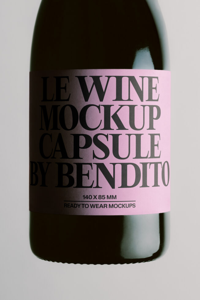 Le Wine Bottle LB26W2106 Mockup preview 4