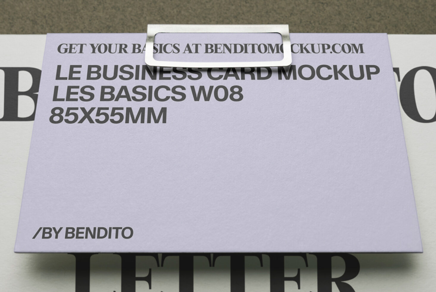 Le Business Card LB26W08 Mockup preview 2