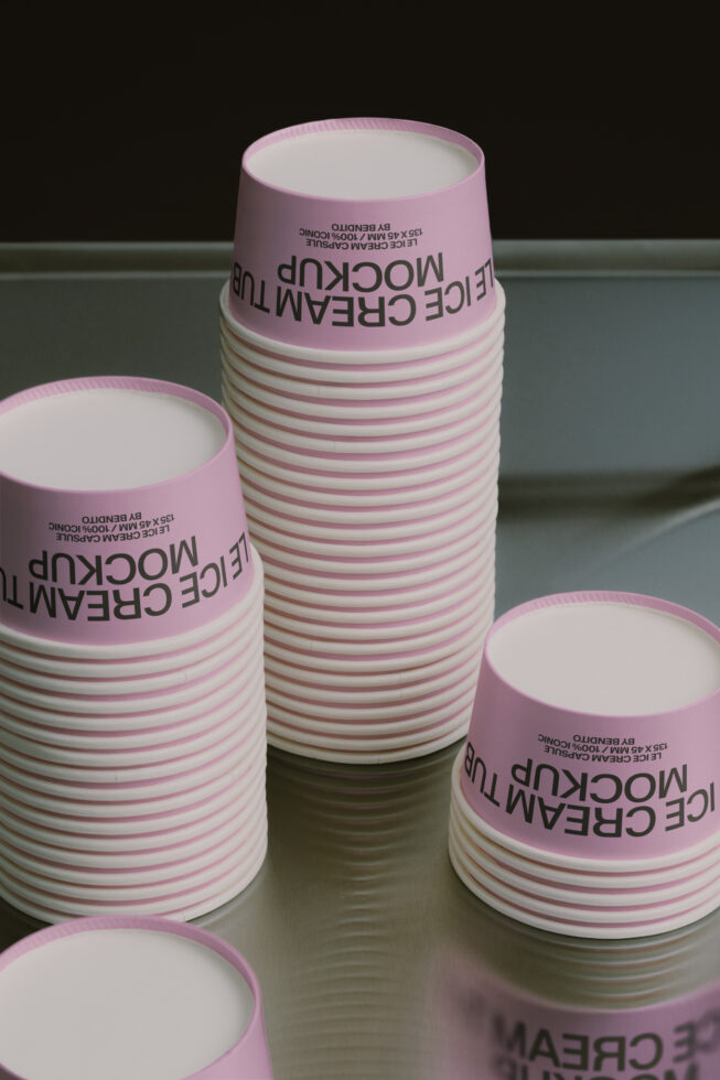 Le Ice Cream Tub LB26W2402 Mockup preview 4