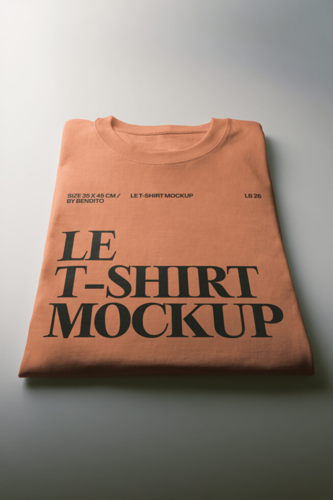 Le T-Shirt LB26W30 Mockup preview 4