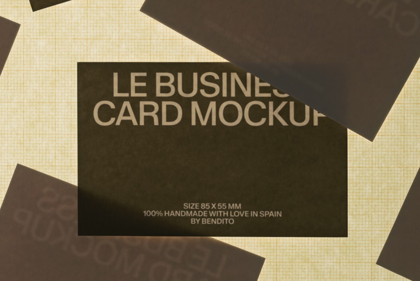 Le Business Card LB26W34 Mockup preview 2