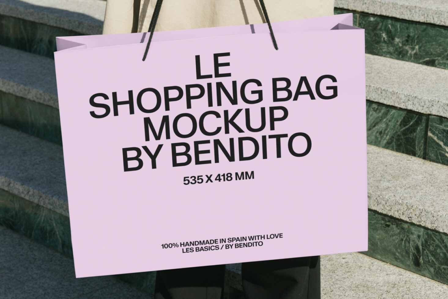 Le Shopping Bag LB26W12 Mockup preview 2