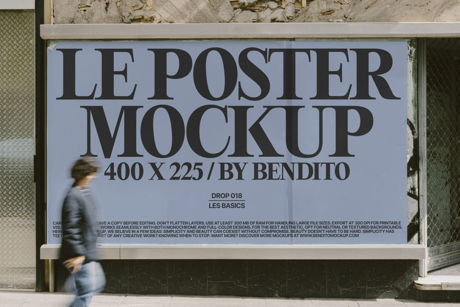 Le Poster LB25W1801 Mockup preview 4