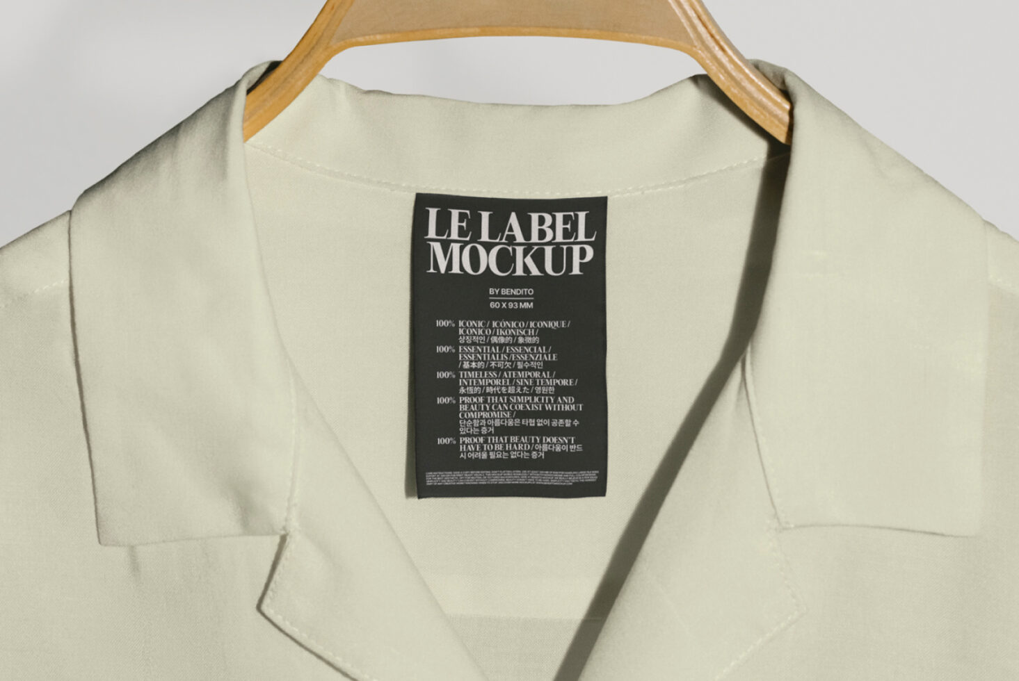 Le Label LB25W12 Mockup preview 2