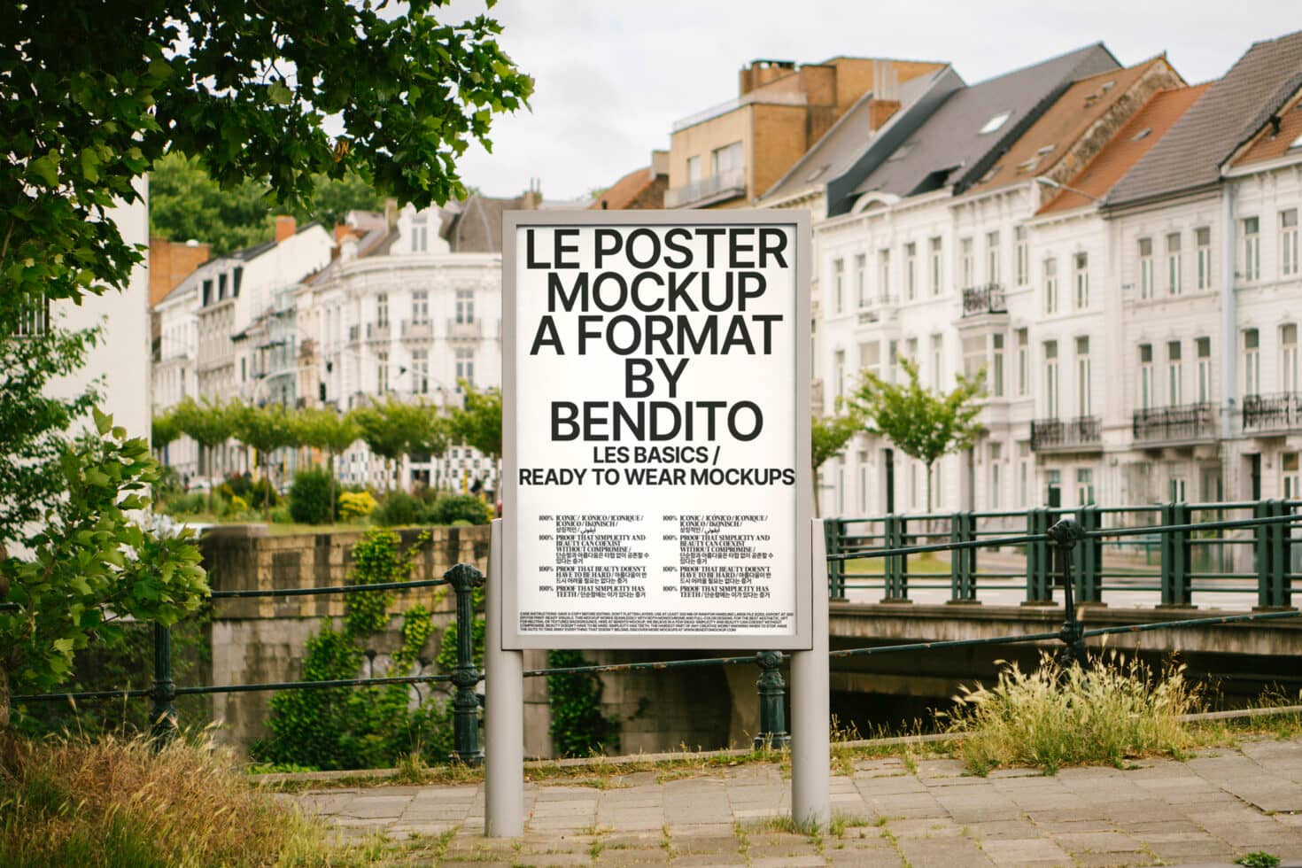 Le Poster LB25W0404 Mockup preview 3