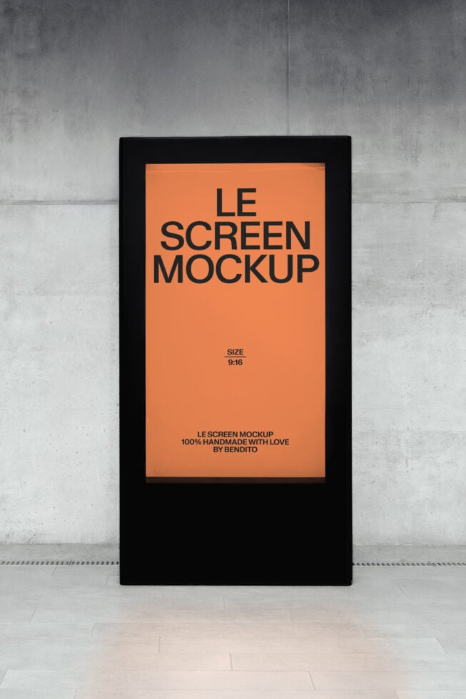 Le Screen LB26W12 Mockup preview 4