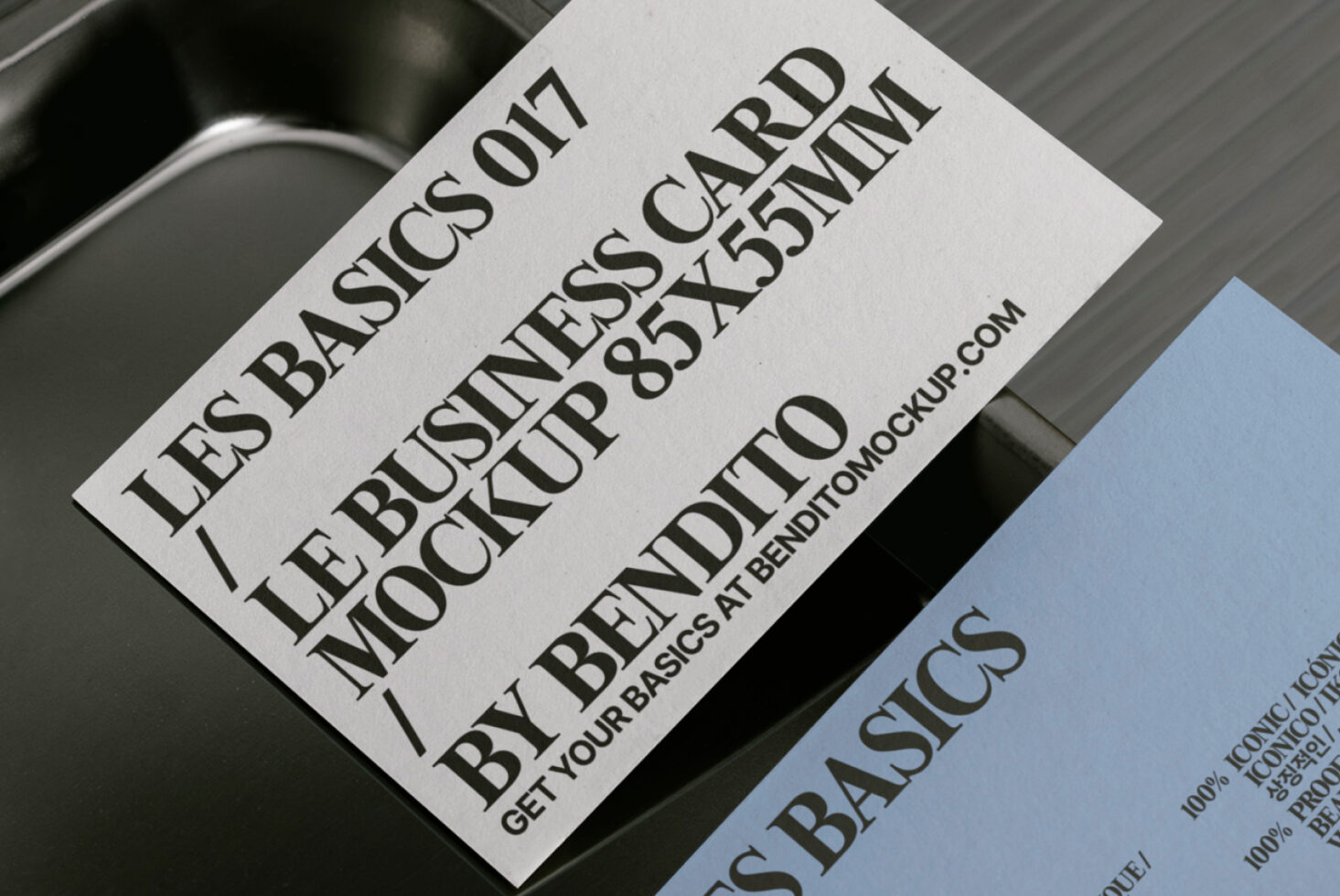 Le Business Card LB25W17 Mockup preview 2