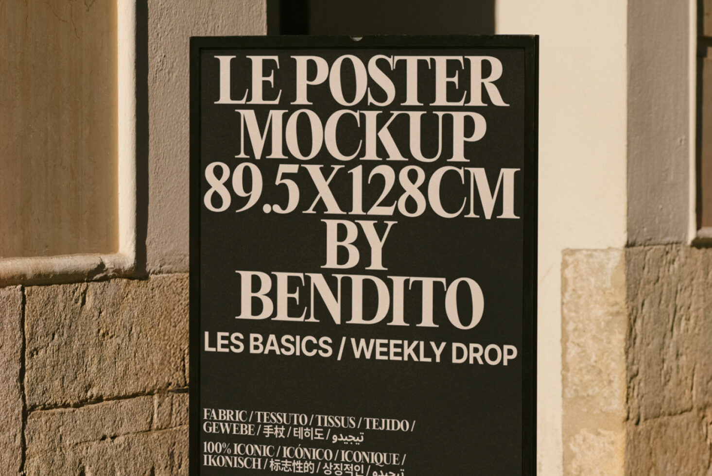 Le Poster LB25W17 Mockup preview 2