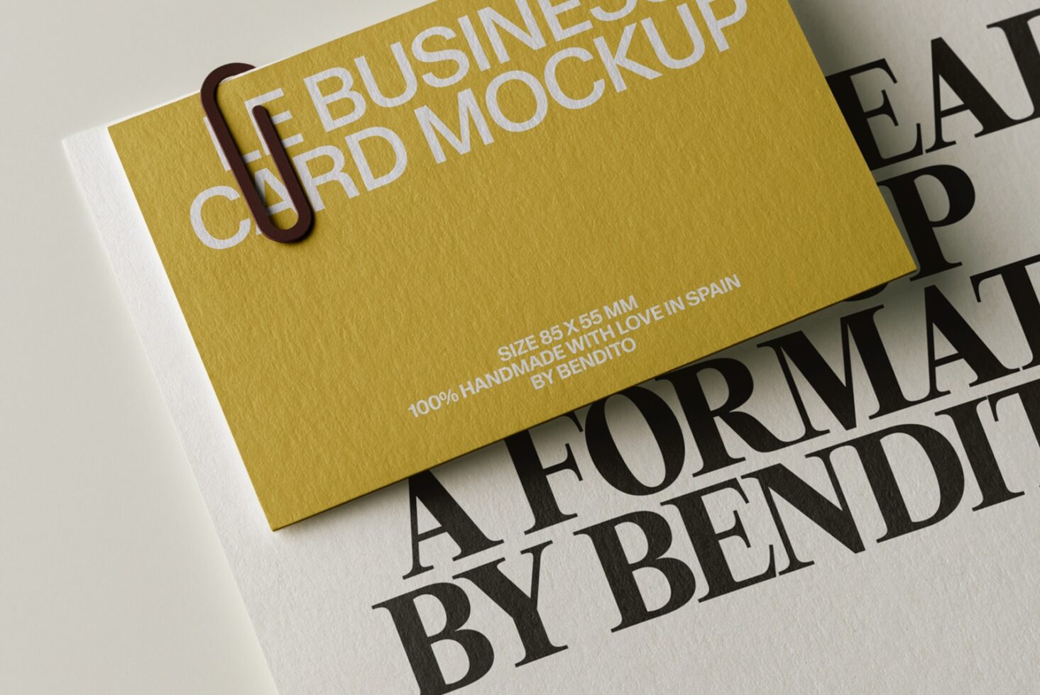 Le Business Card LB26W27 Mockup preview 2