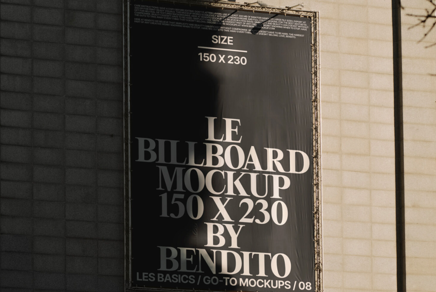 Le Billboard LB25W08 Mockup preview 2