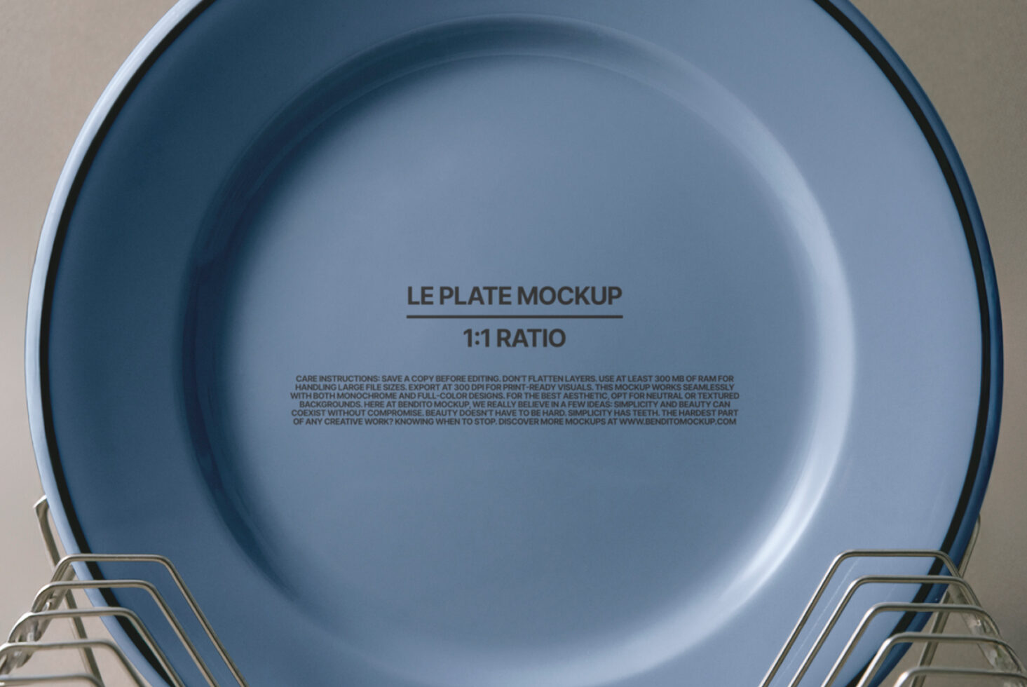 Le Plate LB25W28 Mockup preview 2