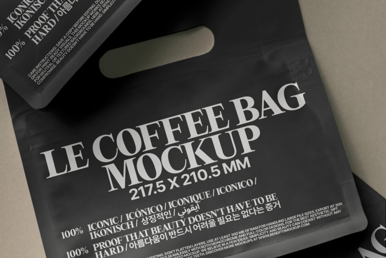 Le Coffee Bag LB25W1003 Mockup preview 2