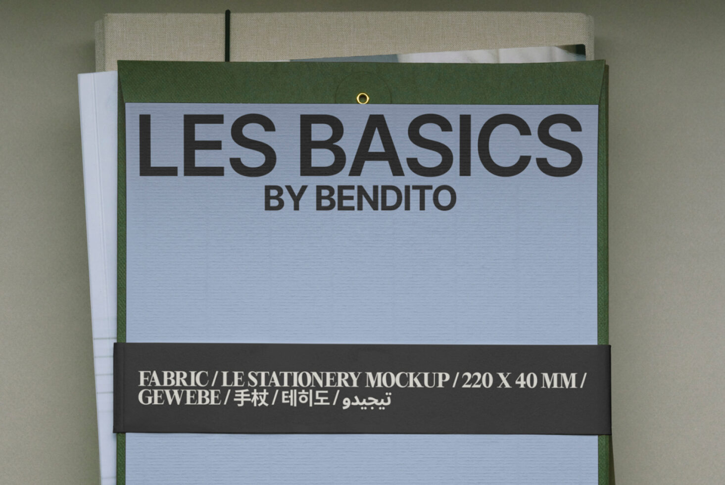 Le Stationery LB25W3501 Mockup preview 2
