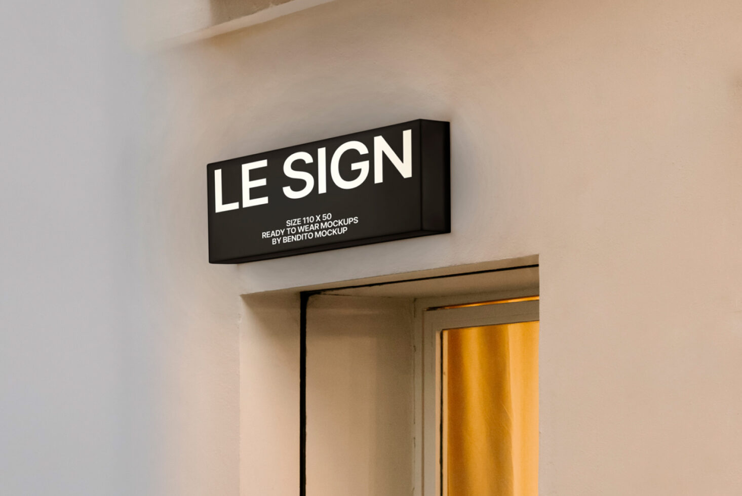 Le Sign LB25W0902 Mockup preview 2