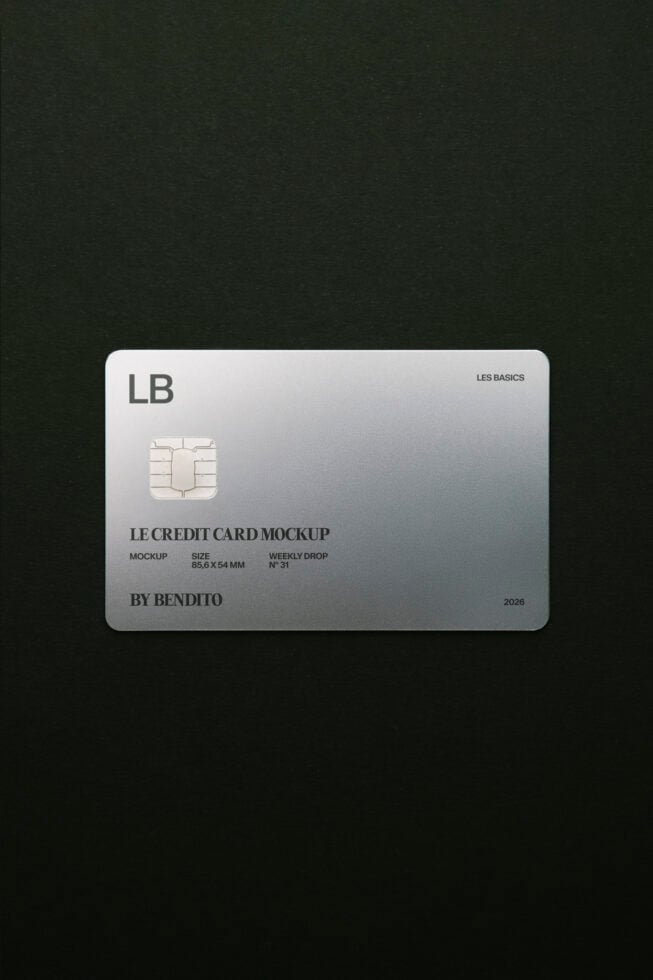 Le Card LB26W3102 Mockup