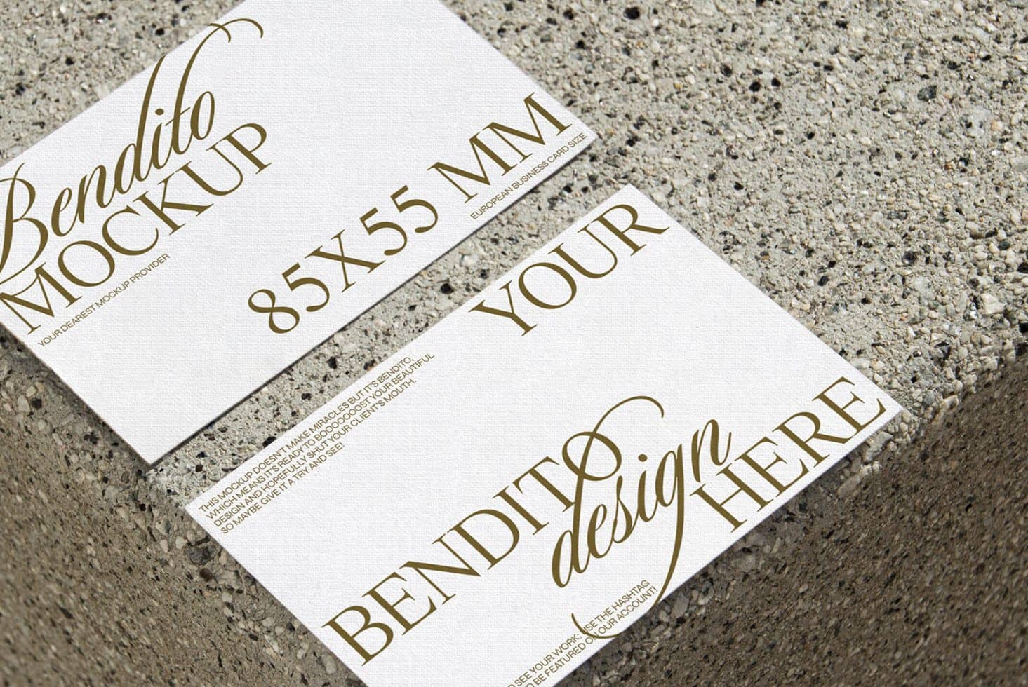 Business Card D 08 Mockup preview 2