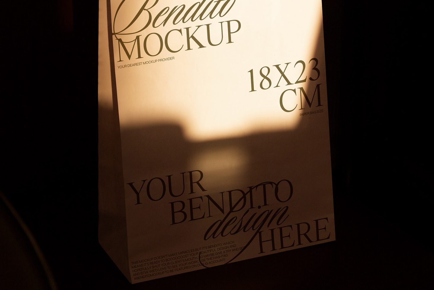 Small Paper Bag F 01 Mockup preview 2