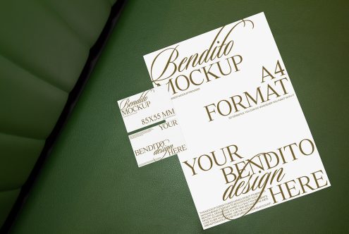 Stationery F 01 Mockup