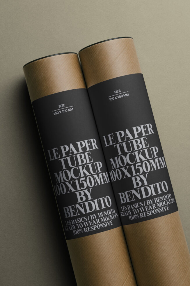 Le Paper Tube LB25W32 Mockup preview 4