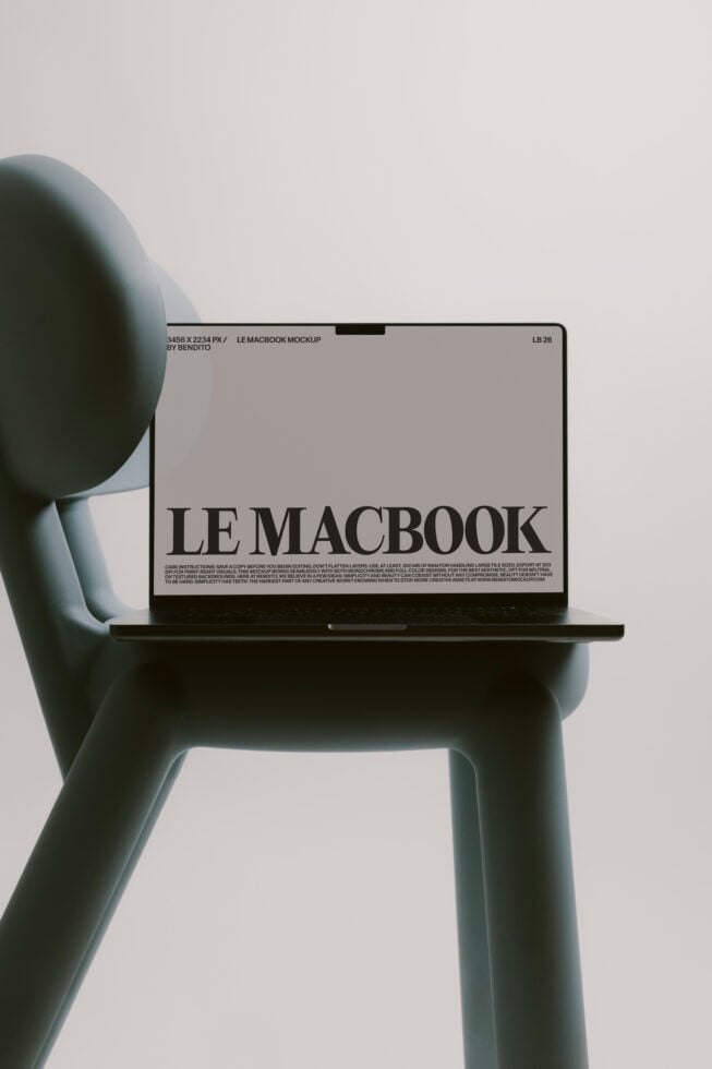 Le MacBook LB26W0301 Mockup