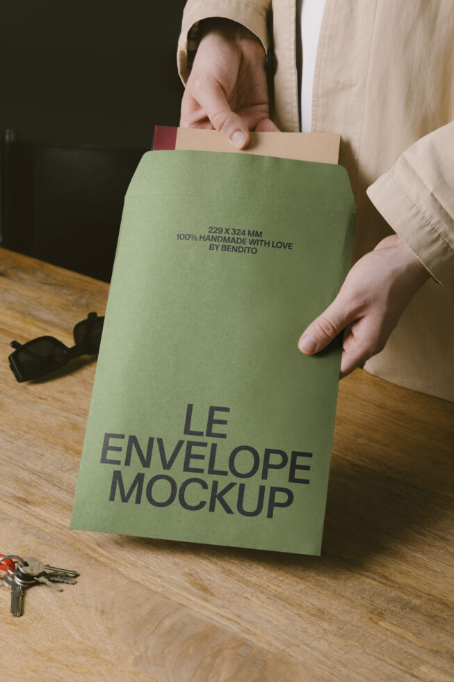 Le Envelope LB26W08 Mockup preview 4