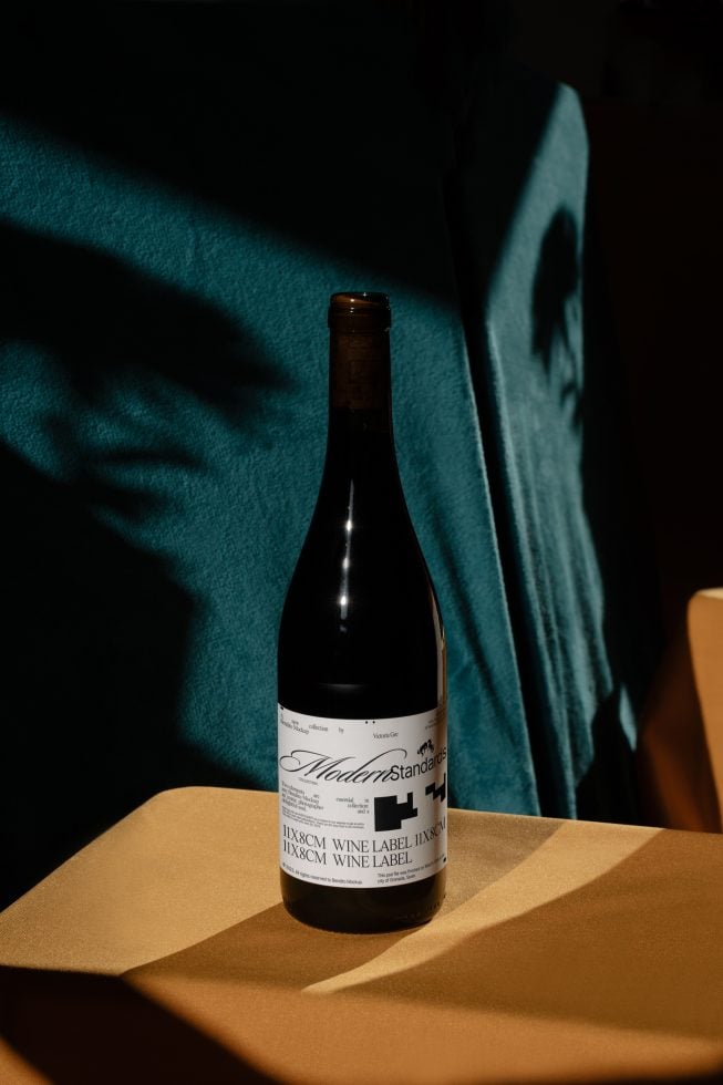 Wine Bottle MS01 Mockup