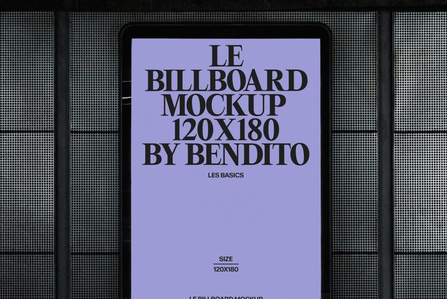 Le Billboard LB26W1501 Mockup preview 2
