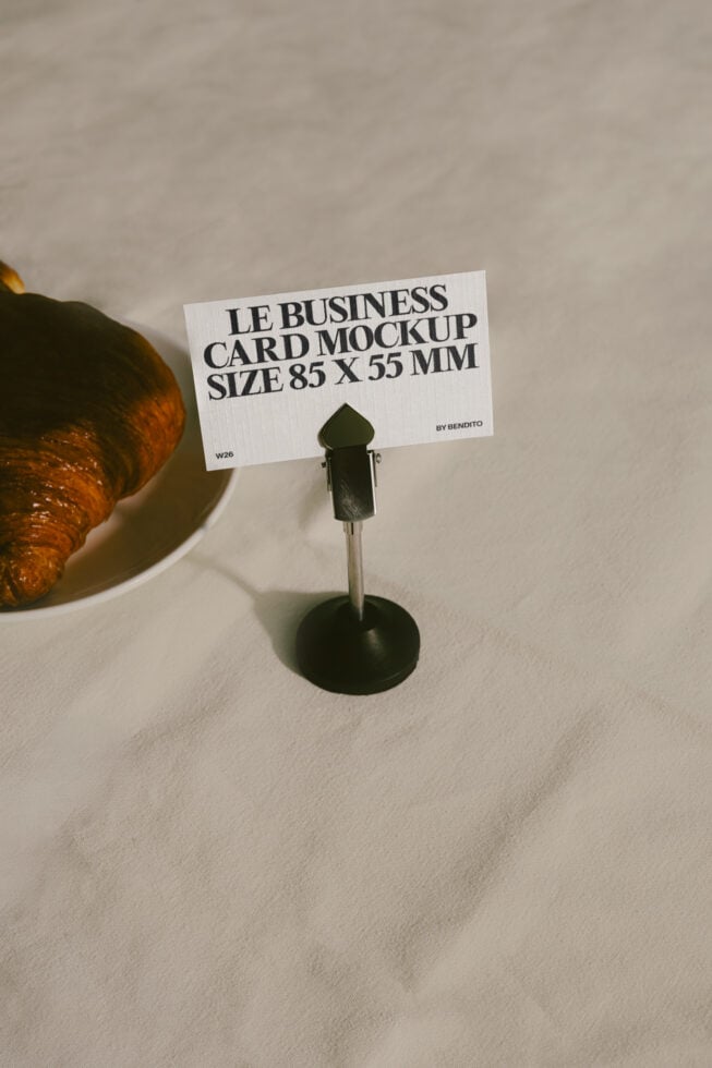 Le Business Card LB26W2602 Mockup