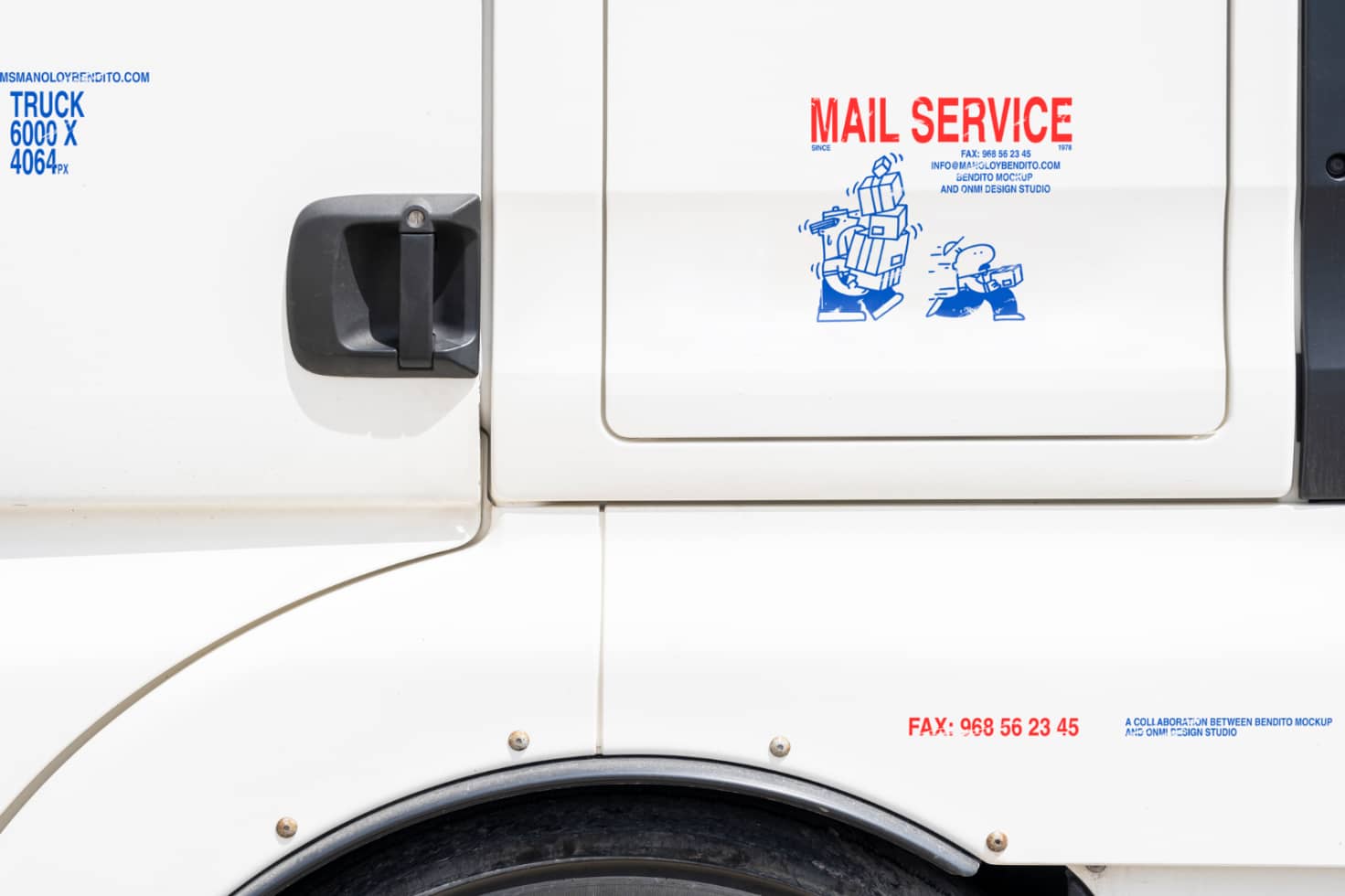 Truck M&B03 Mockup preview 3