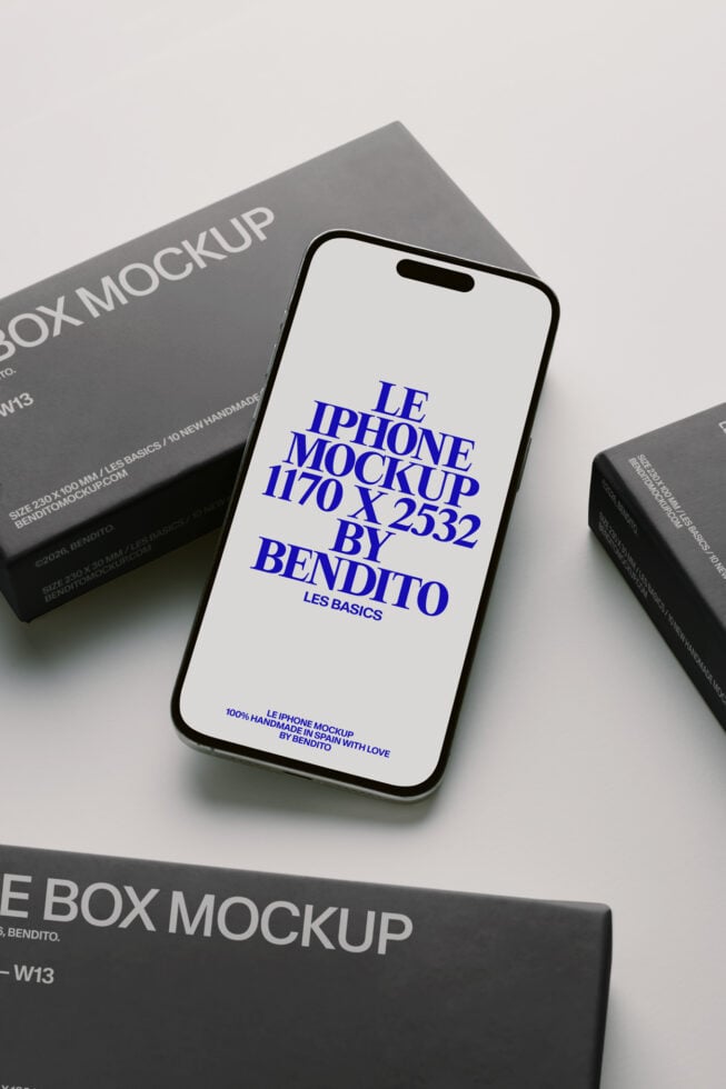Le iPhone LB26W13 Mockup preview 4