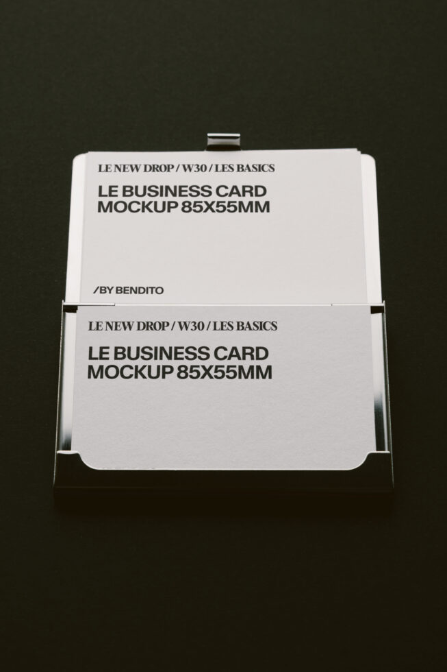 Le Business Card LB26W30 Mockup
