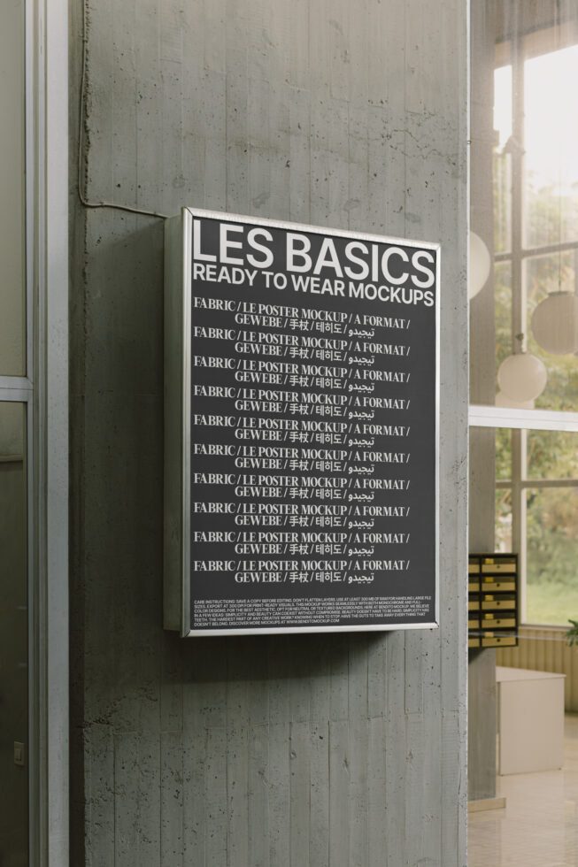 Le Poster LB25W15 Mockup preview 4