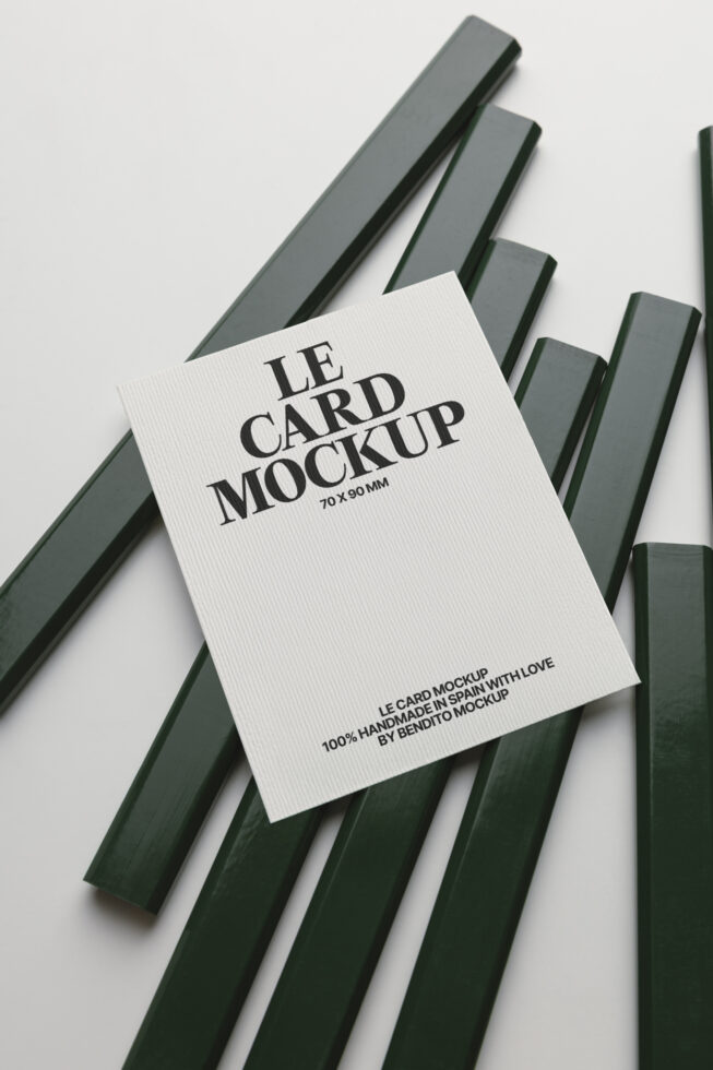 Le Card LB25W36 Mockup