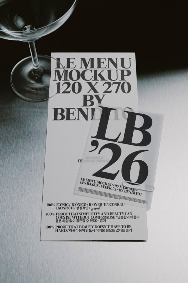 Le Menu LB26W2301 Mockup