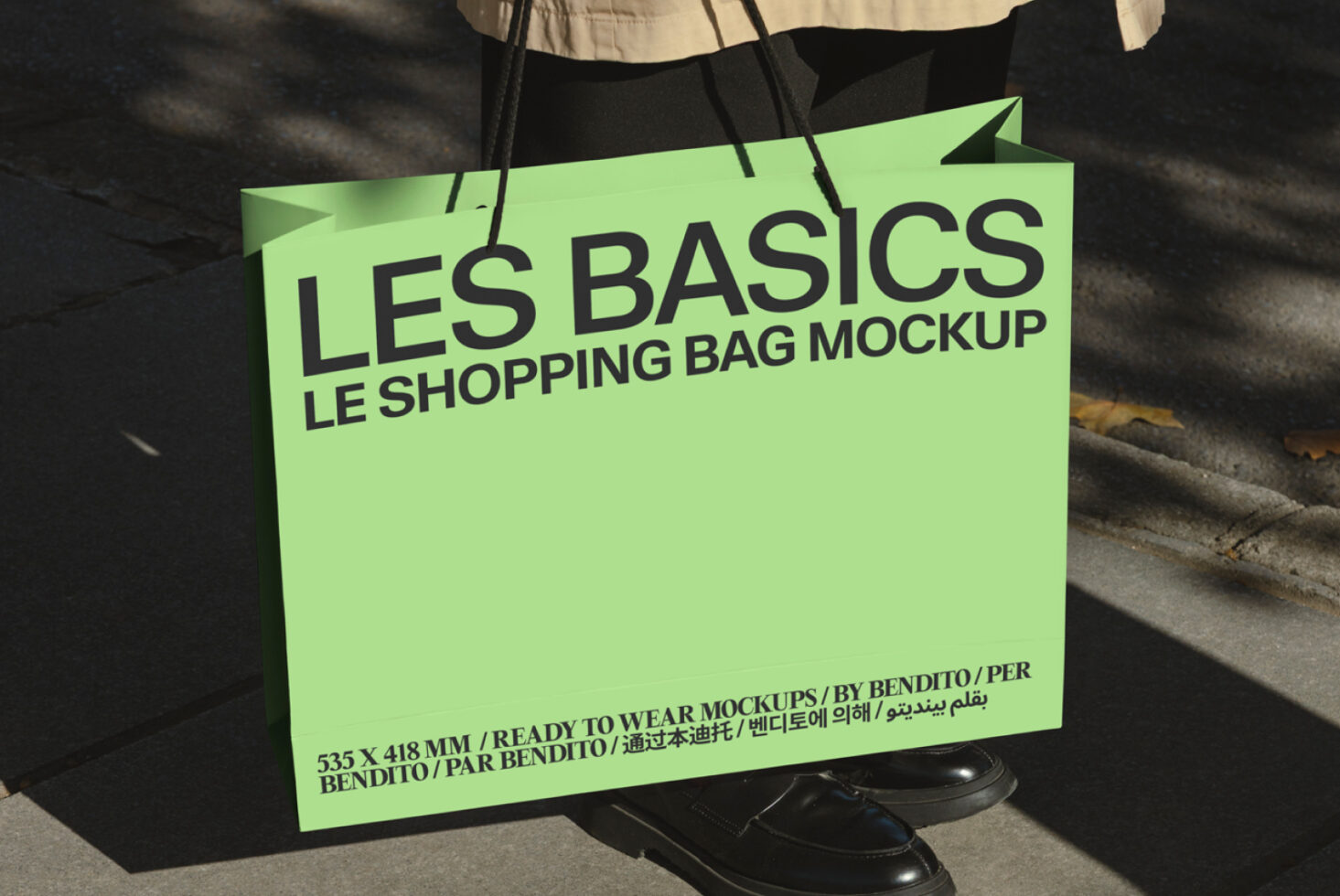 Le Shopping Bag LB26W09 Mockup preview 2