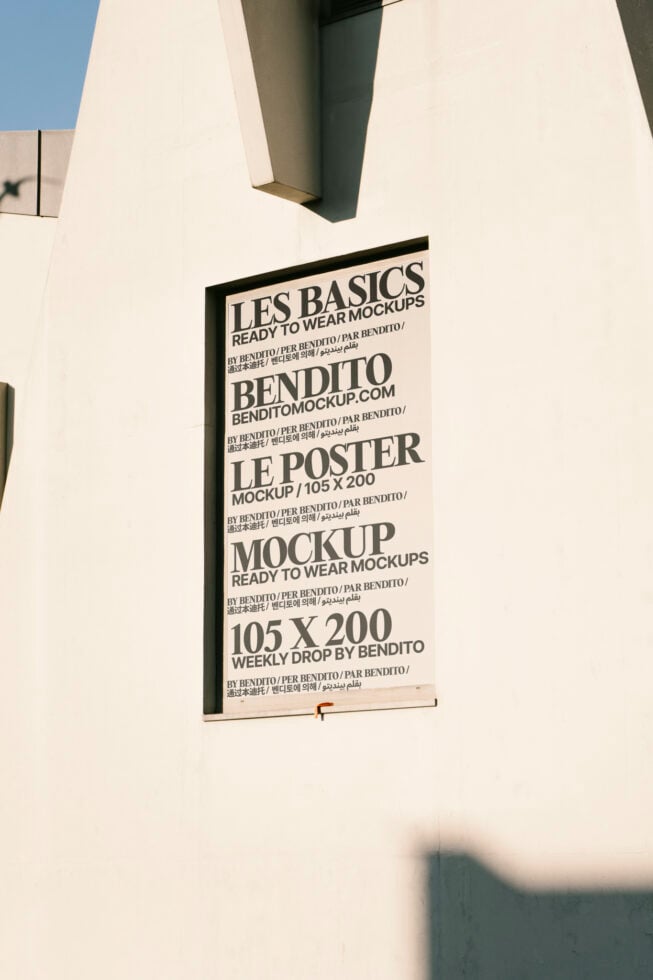 Le Poster LB25W0701 Mockup